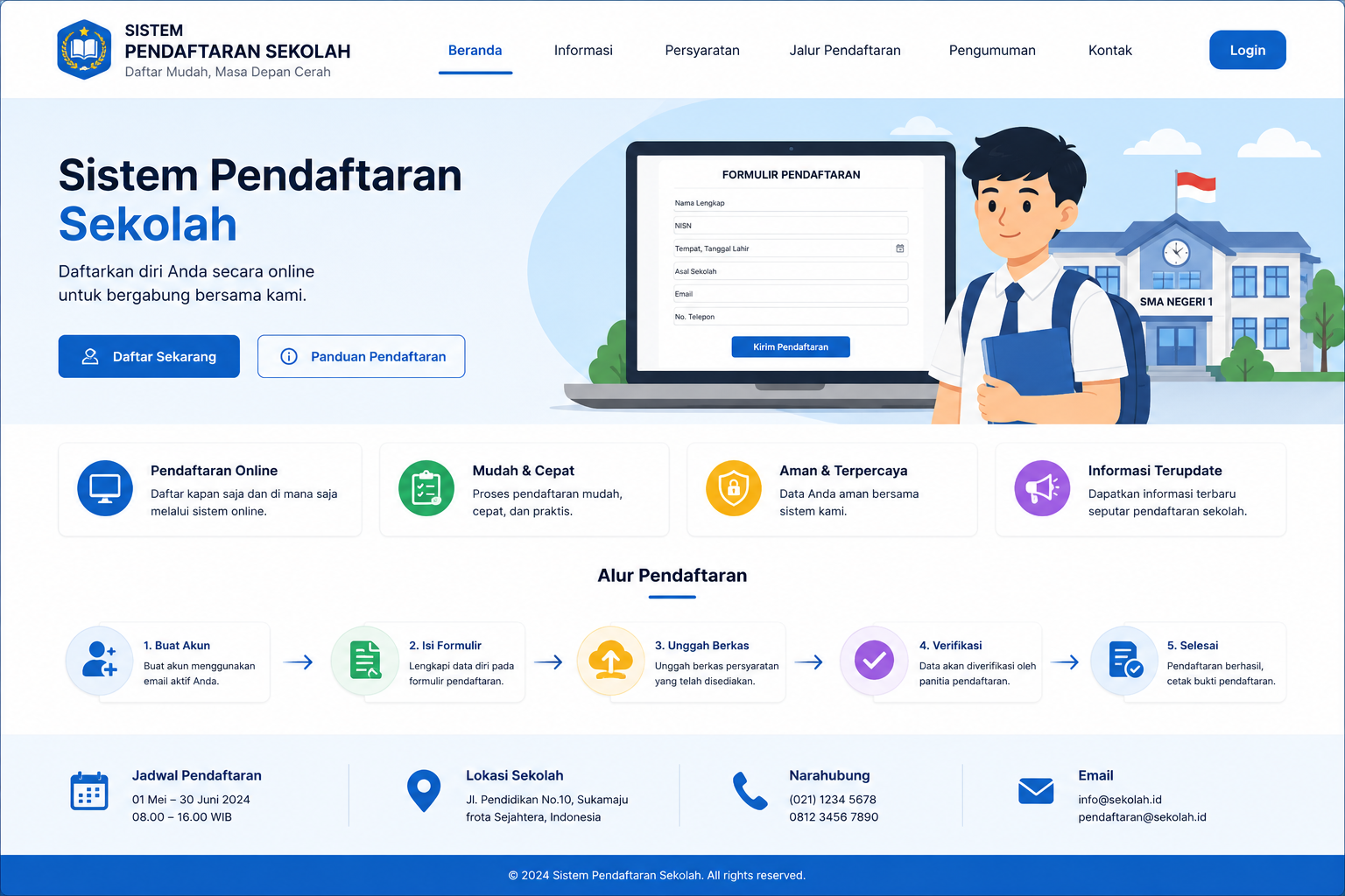 Sistem Pendaftaran Sekolah